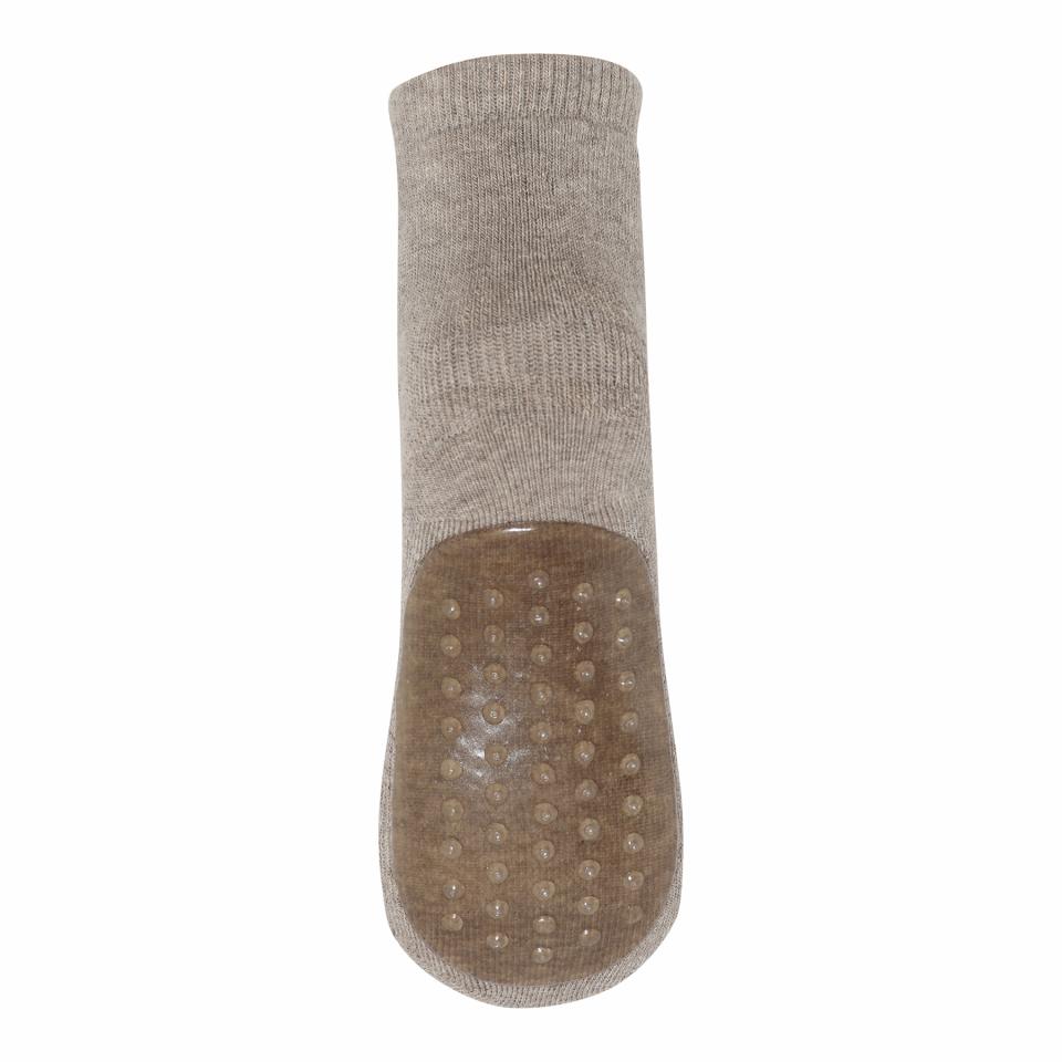 Antiskli sokker Wool Light Brown Melange