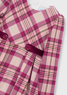 Kjole Plaid Raspberry