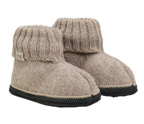 Tøfler Wool Camel Melange