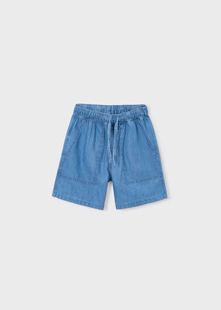 Shorts Bermuda Flowy Medium Denim