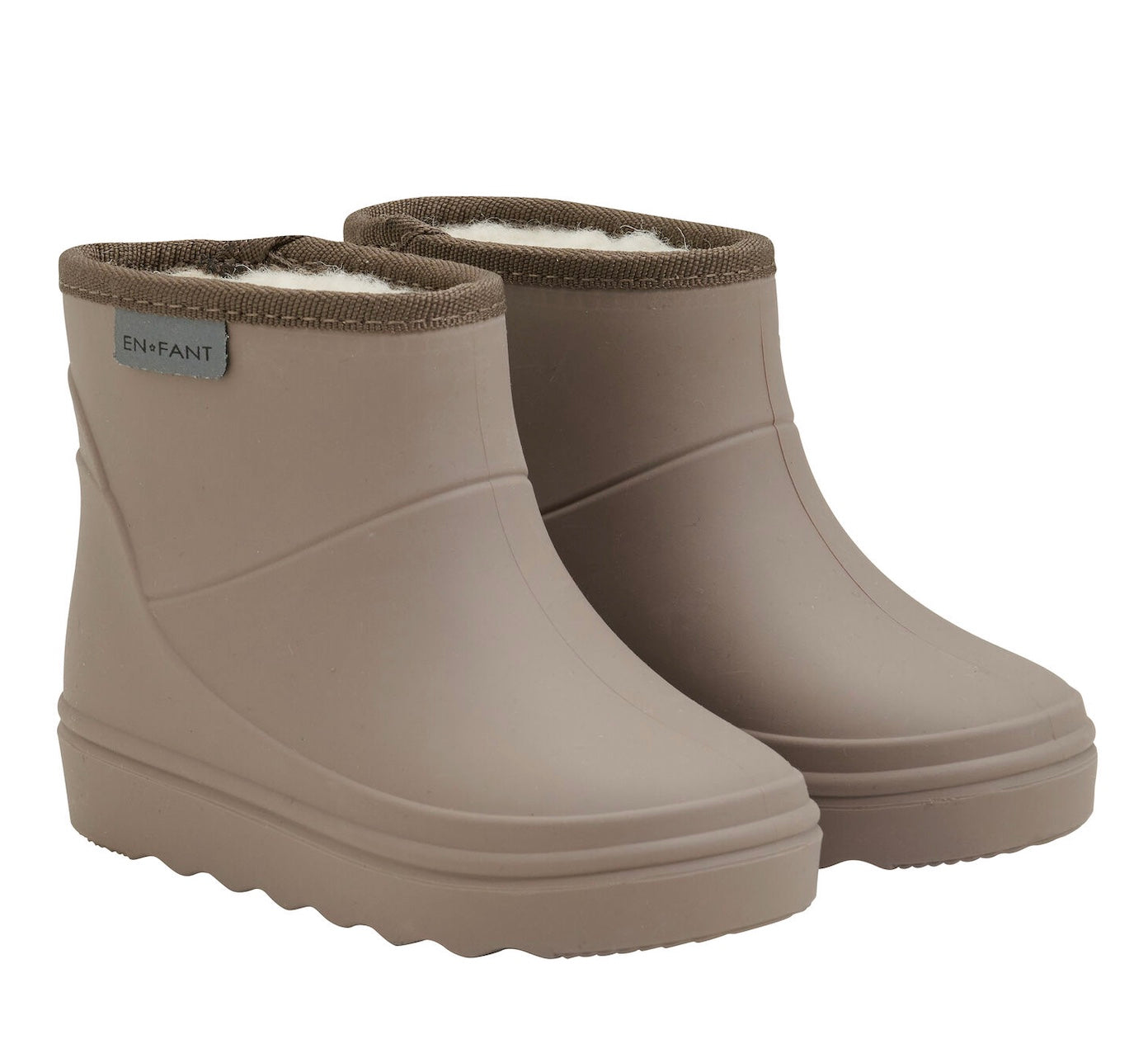 Thermo Boots Short Solid Pine Bark