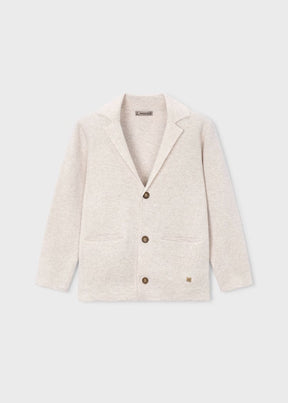 Cardigan Knit Heathered Oat