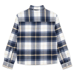 Skjorte Traditional Flannel Blue