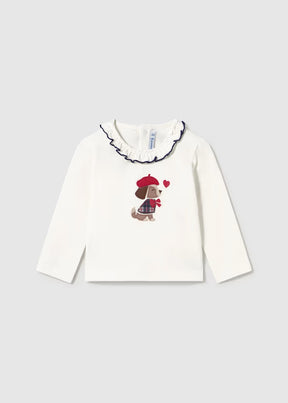 Genser French Dog Offwhite/Red