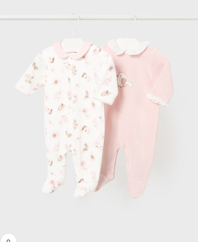 Sparkedress Velour Blomster Blush