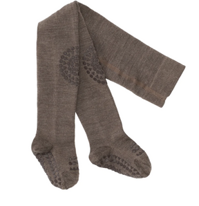 Crawling Tights Wool Brown Melange