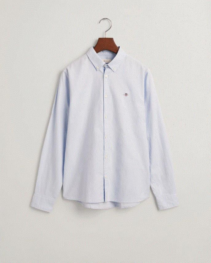 Skjorte Oxford Shield BD Capri Blue