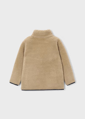 Jakke Sherpa Zip Hazelnut