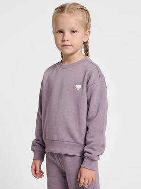 Genser Crew Neck Loose Glitter Gray Ridge