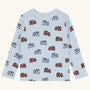 Genser Abba Firetruck Baby Blue