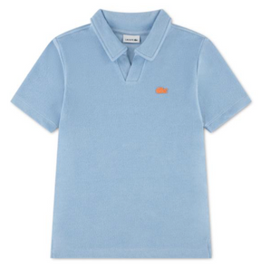 T-Skjorte Polo Terry Cloth Lacoste Chambray