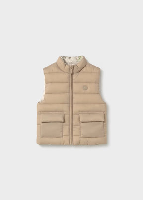 Vest Reversible Dino Dark Taupe