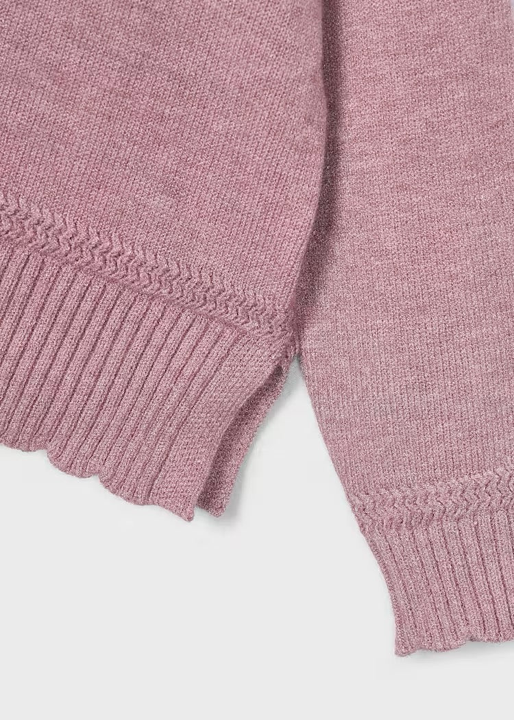 Genser Knitted Smooth Quartz Heather