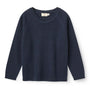 Genser Merino Classic Rib Navy