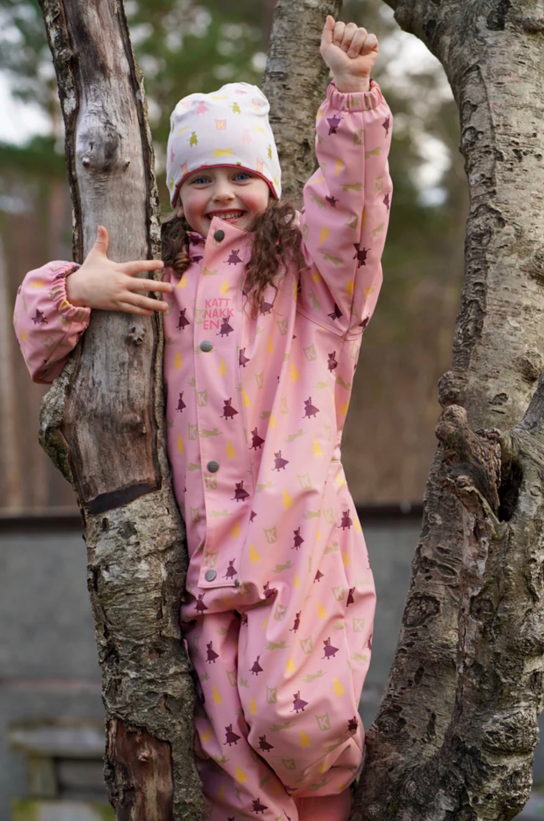 Helårsregndress Hagl Rosa Krystall