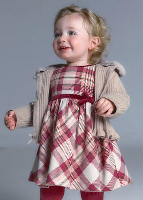 Kjole Plaid Raspberry