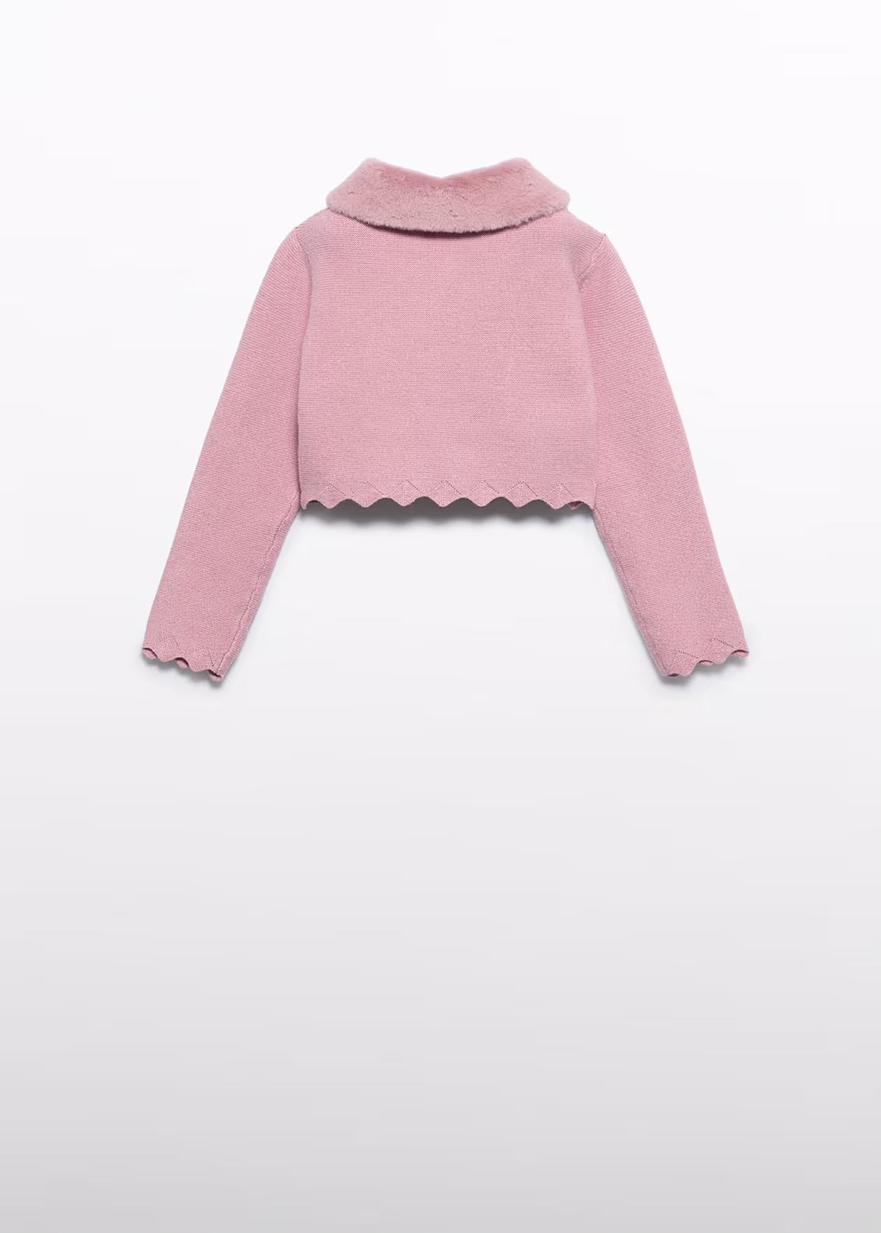 Cardigan Faux Fur Petal