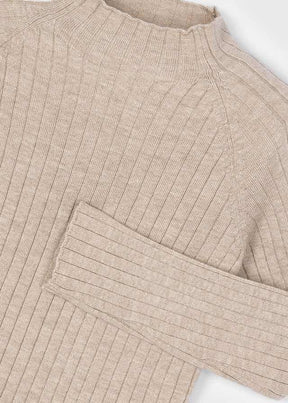 Genser Rib Turtleneck Toffee