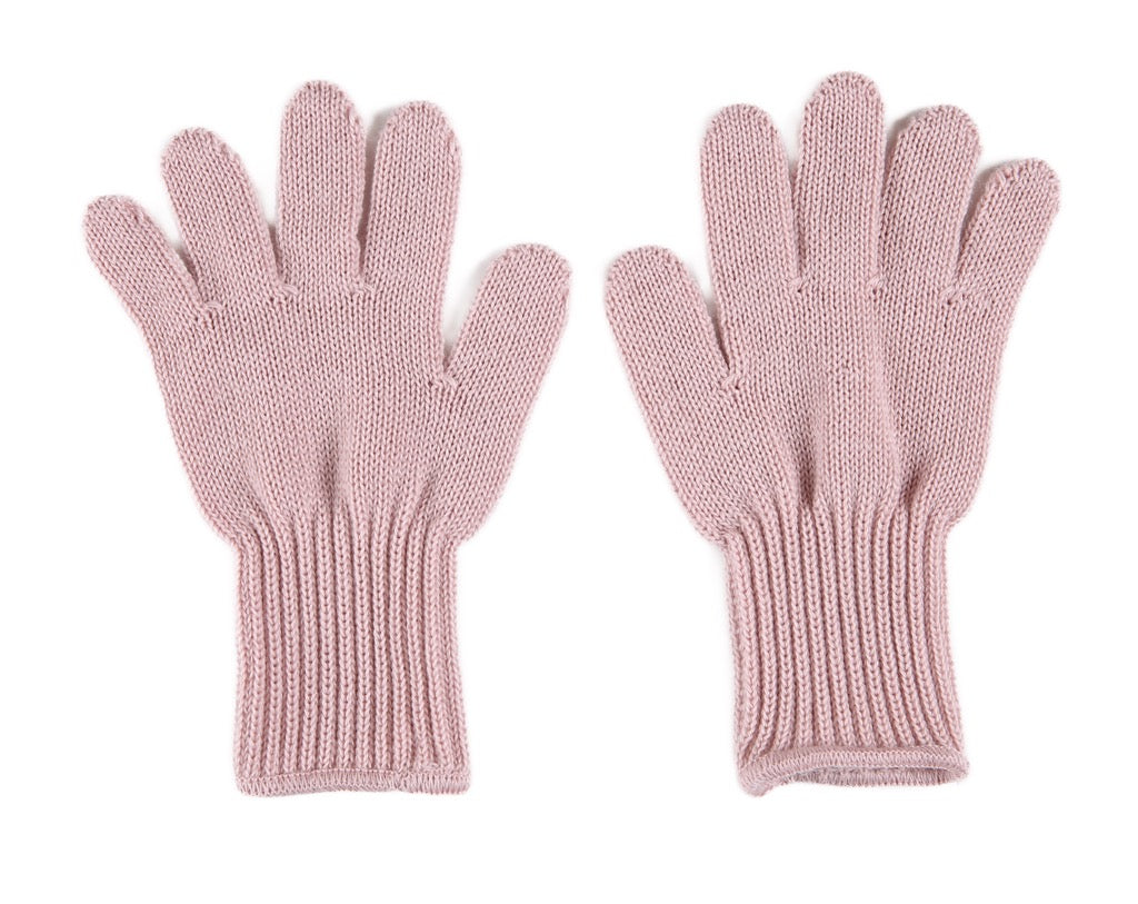 Votter Gloves Ull Pudderrosa