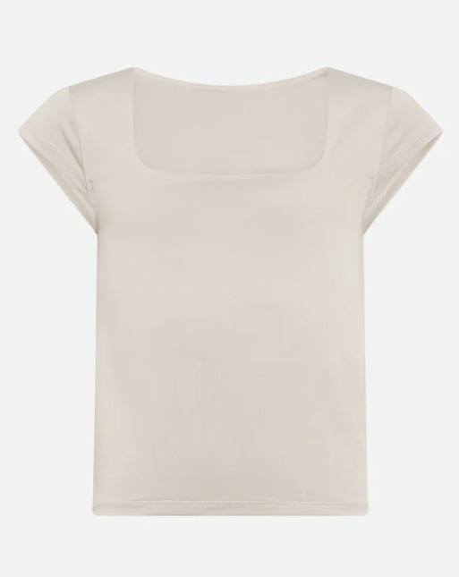 T-Skjorte RKBillie Reversible Capsleeves Short ivory