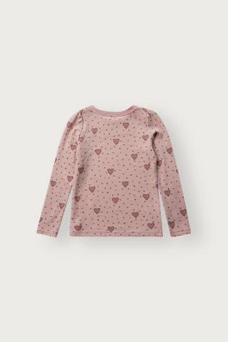 Genser Abba Hearts Puff Ull Dusty Rose