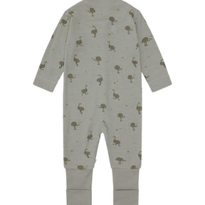 Heldress Manu Zip Ostrich Forest Fog