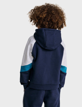 Hettegenser Zip Loose Dress Blues