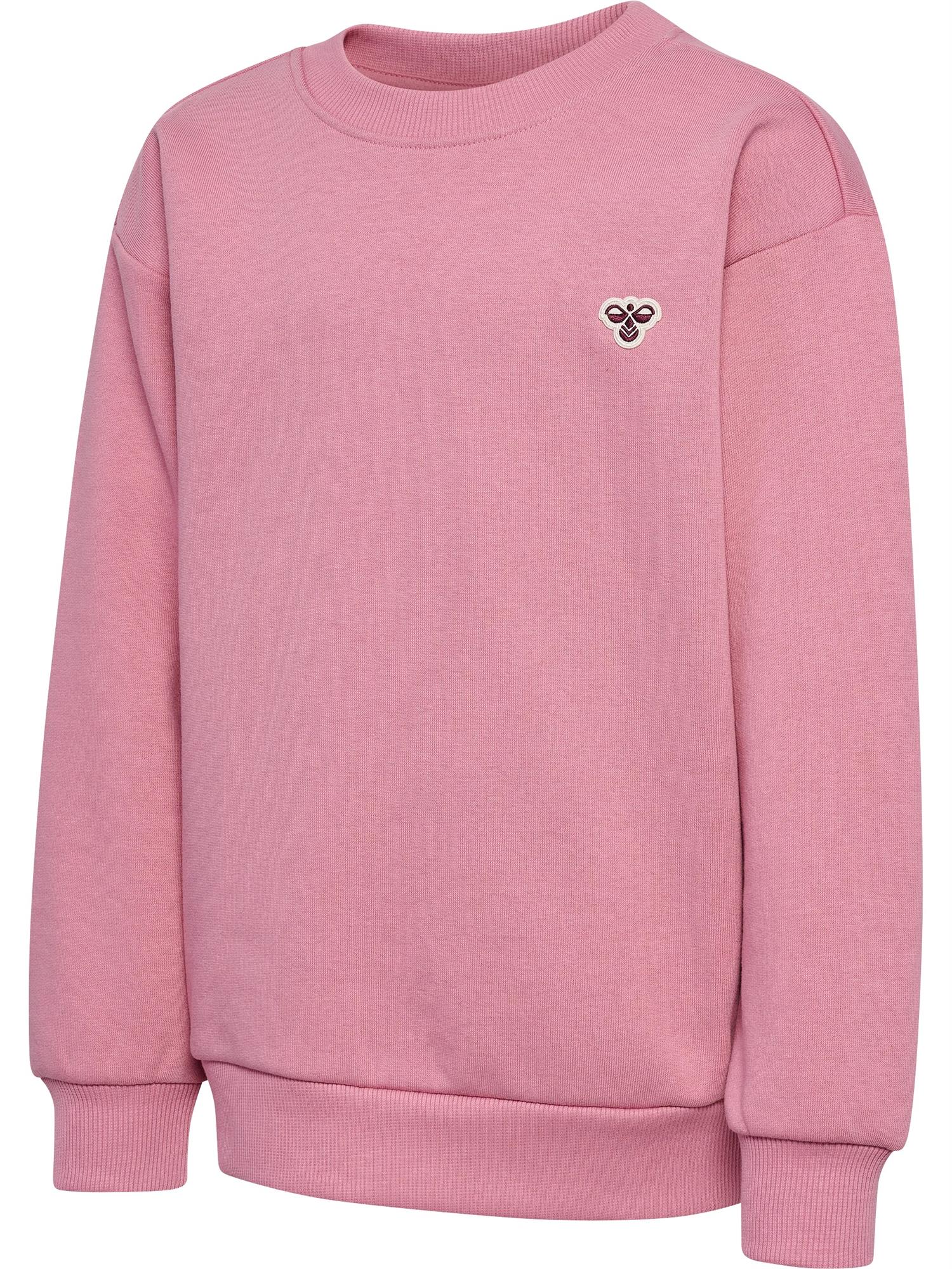 Genser Loose Crewneck Bee Pink Polignac