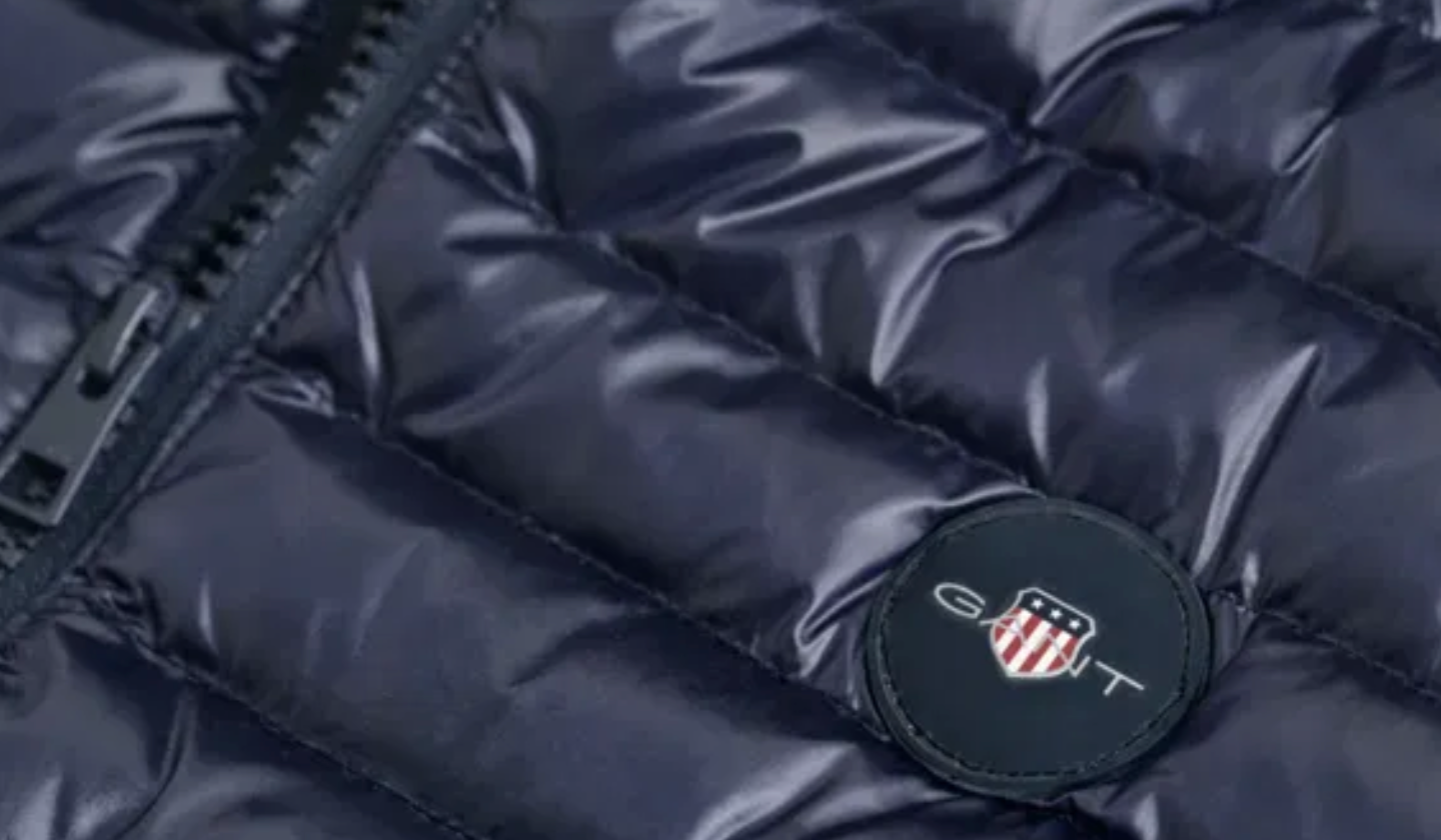 Vest Shiny Light Padded Evening Blue