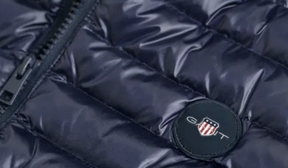 Vest Shiny Light Padded Evening Blue