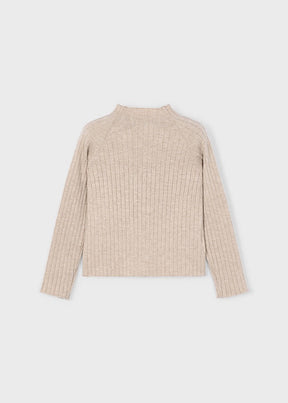 Genser Rib Turtleneck Toffee