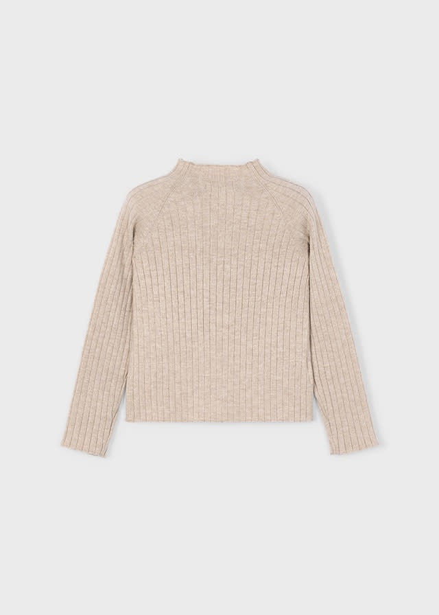 Genser Rib Turtleneck Toffee