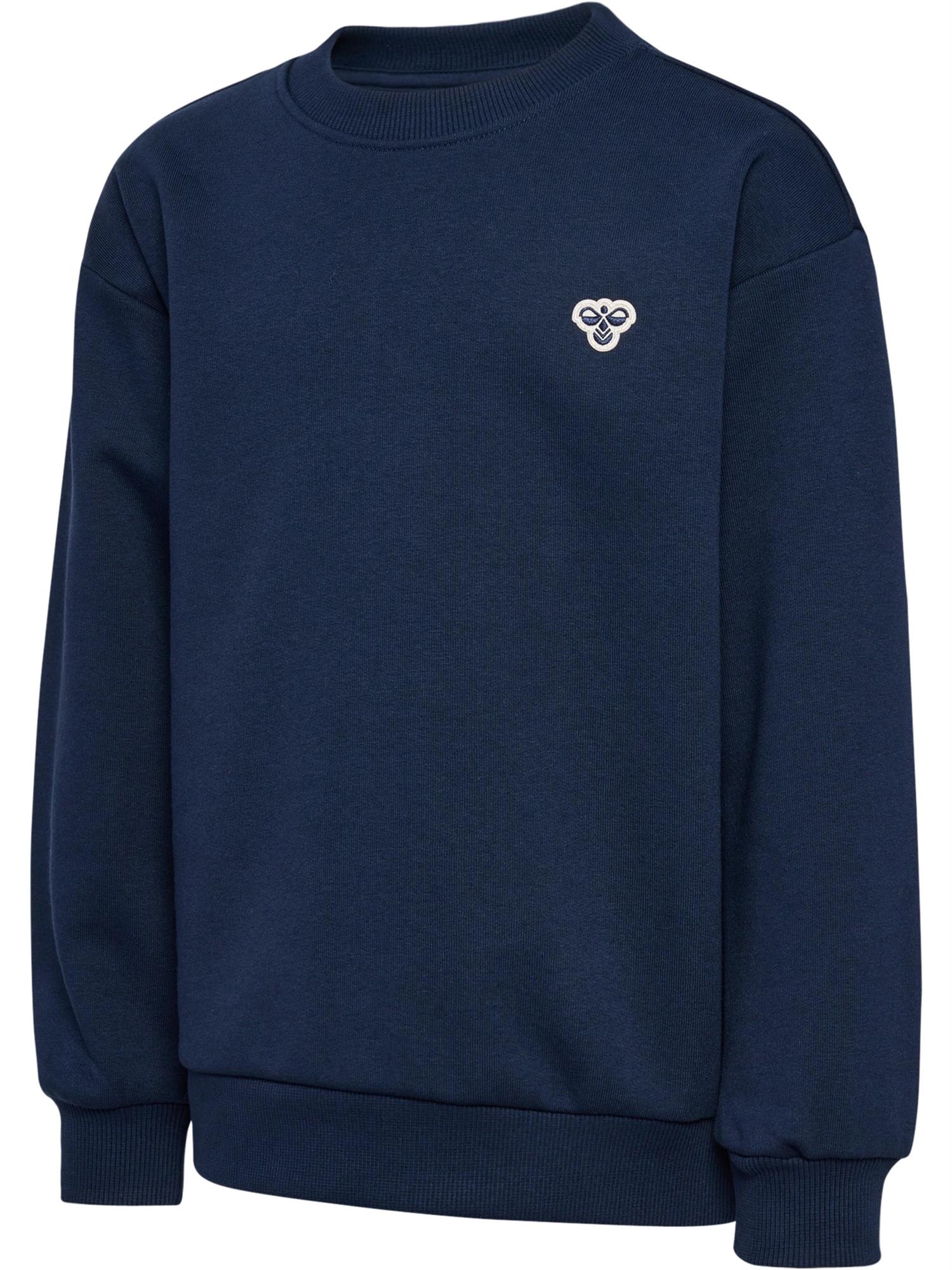 Genser Loose Crewneck Bee Dress Blues