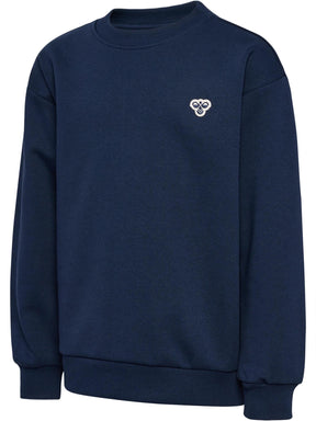Genser Loose Crewneck Bee Dress Blues