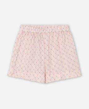 Shorts Zorro Ruffle Chalk Pink Check Top
