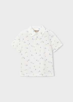 T-skjorte Polo Nautical White/Olive
