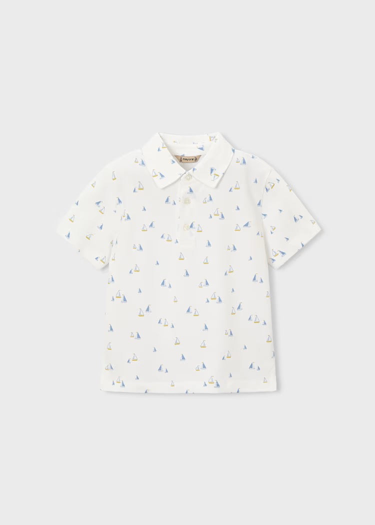 T-skjorte Polo Nautical White/Olive