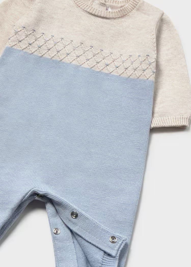 Sparkedress Knit Romper Sky