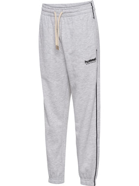 Bukse Loose Light Grey Melange/Black