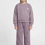 Genser Crew Neck Loose Glitter Gray Ridge