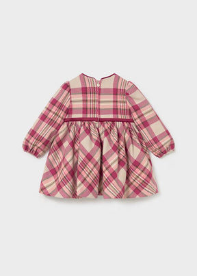 Kjole Plaid Raspberry