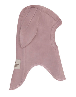 Balaclava Ears Wool Rib Woodrose