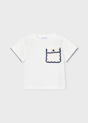 T-skjorte M/lomme Off White