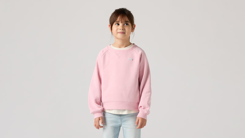 Genser Crew Meet And Greet Coral Blush