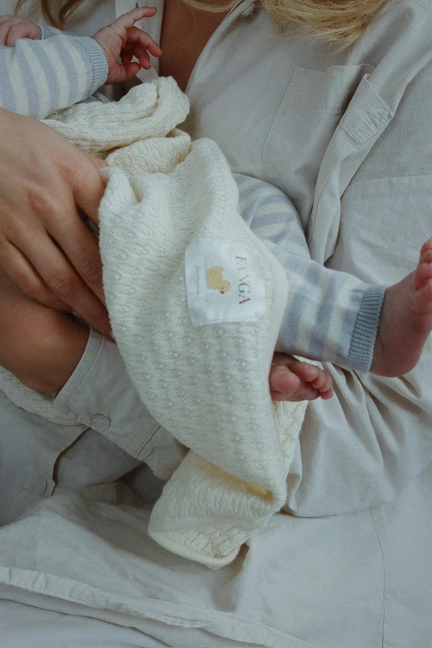 Bukse Venti Knit Gray Dawn