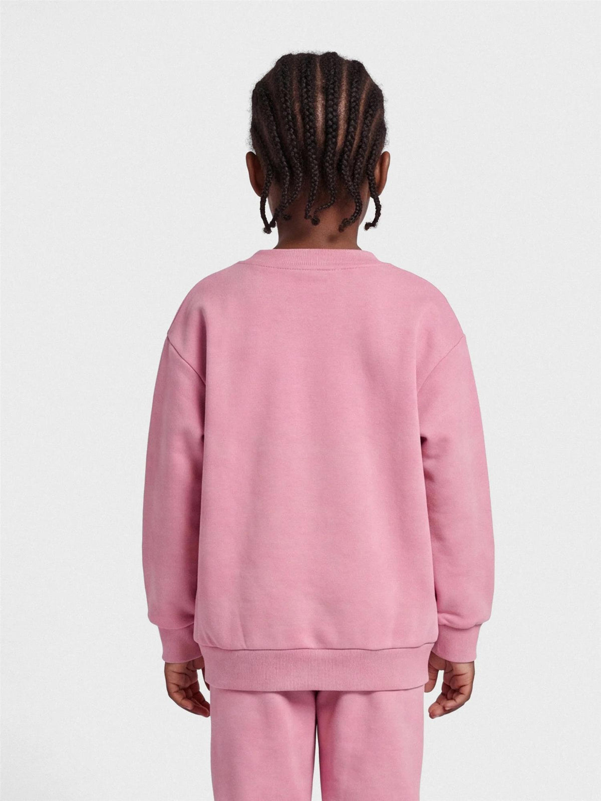 Genser Loose Crewneck Bee Pink Polignac