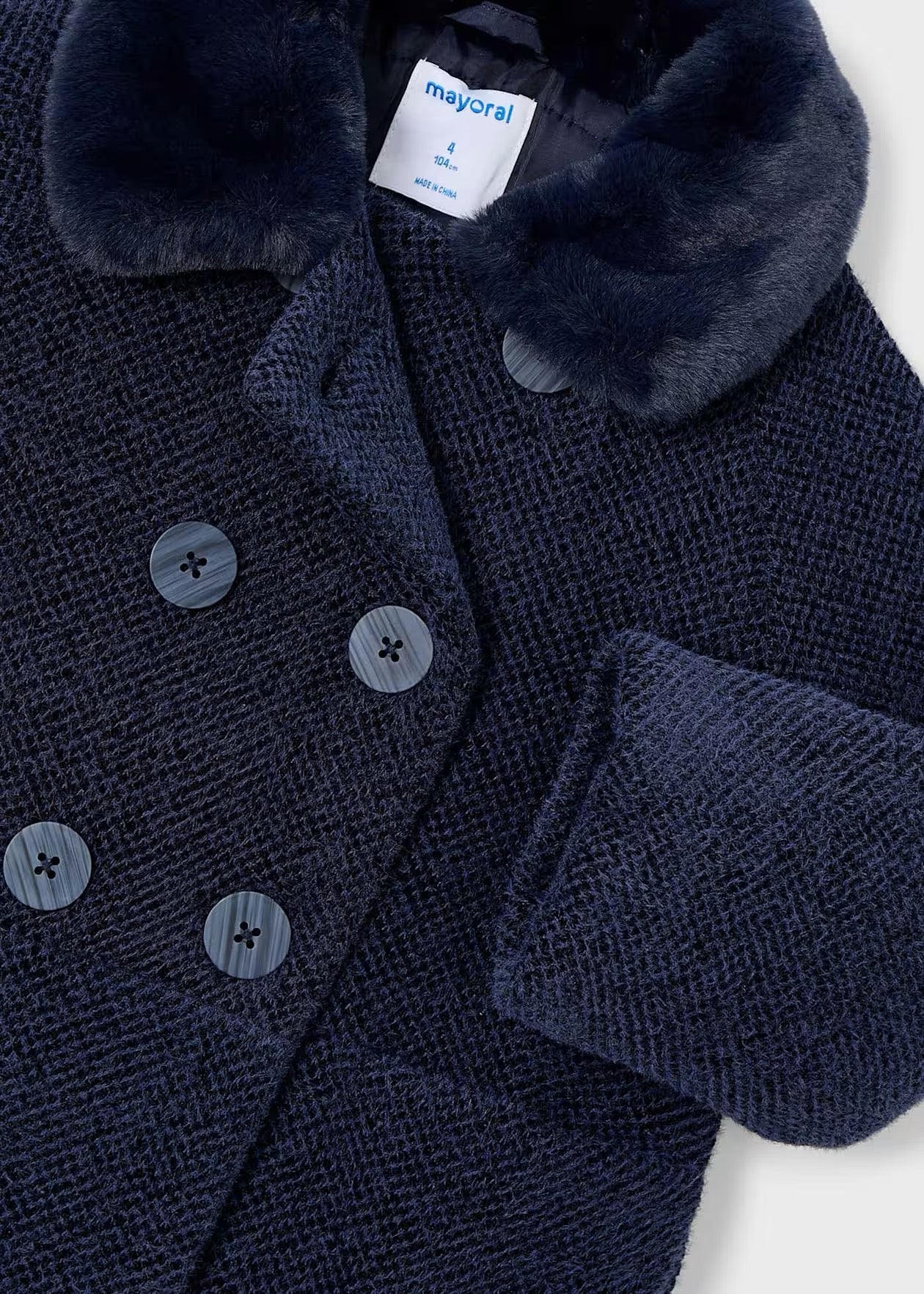Kåpe Knitted Fur Navy