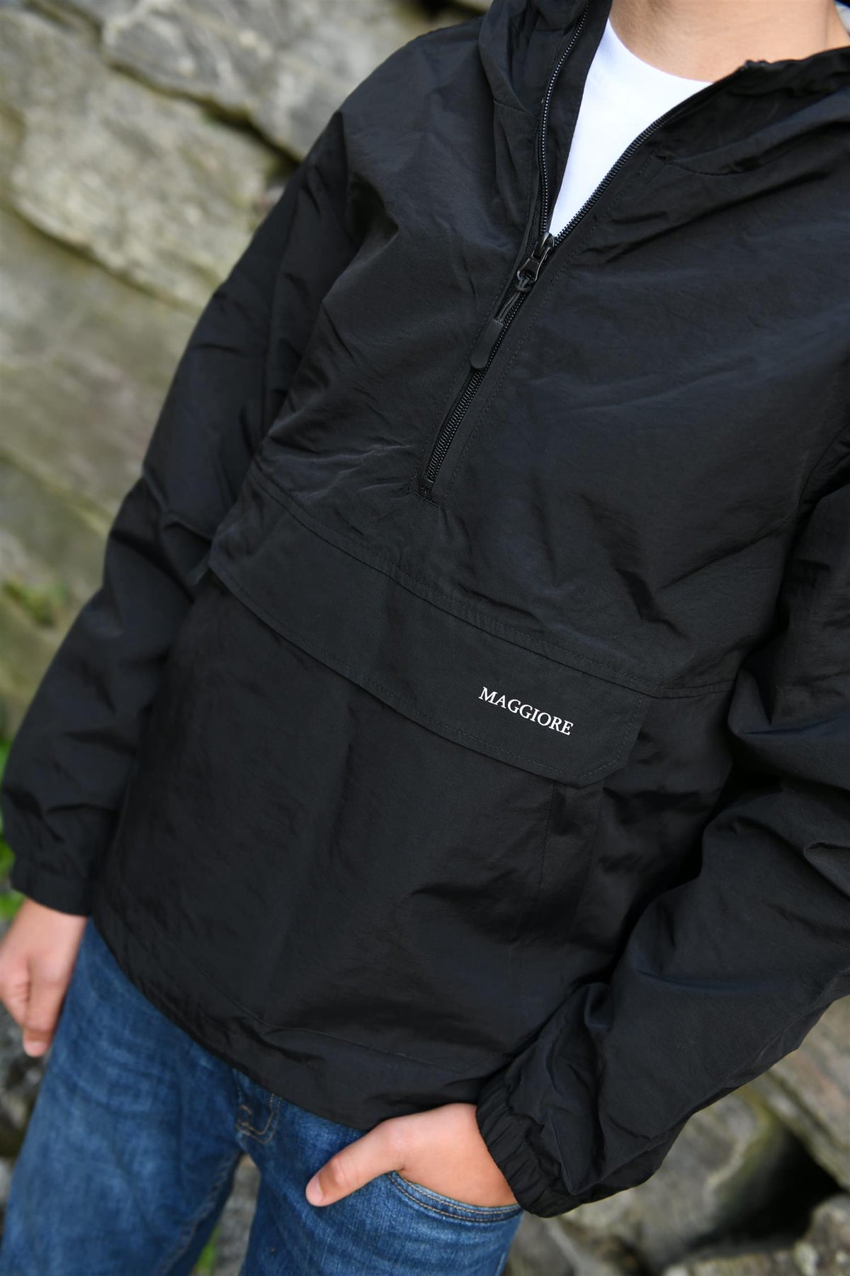 Jakke Halfzip Windbraker Black