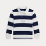 Genser Iconic Rugby White/Cruise Navy
