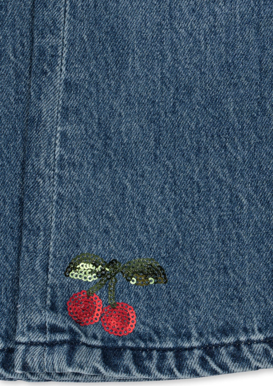 Bukse Elba Flare Denim Blue